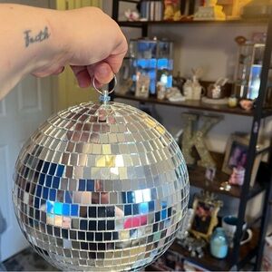 Amazon Silver Mirror Disco Ball